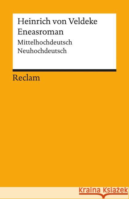 Eneasroman : Mittelhochdtsch.-Neuhochdtsch. Heinrich von Veldeke Kartschoke, Dieter  9783150083031 Reclam, Ditzingen - książka