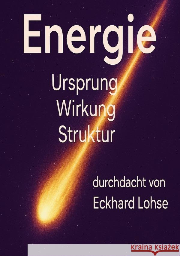 Energie Lohse, Eckhard 9783819788208 epubli - książka