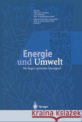 Energie Und Umwelt: Wo Liegen Optimale Lösungen? Freerk, M. 9783540675754 Springer - książka