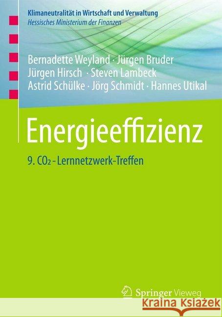 Energieeffizienz: 9. Co2-Lernnetzwerk-Treffen Weyland, Bernadette 9783658172244 Springer Vieweg - książka