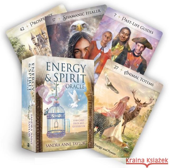 Energy & Spirit Oracle: A 44-Card Deck and Guidebook Taylor, Sandra Anne 9781401964153 Hay House - książka