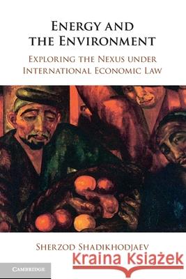 Energy and the Environment: Exploring the Nexus under International Economic Law Sherzod (KDI School of Public Policy and Management) Shadikhodjaev 9781009045469 Cambridge University Press - książka