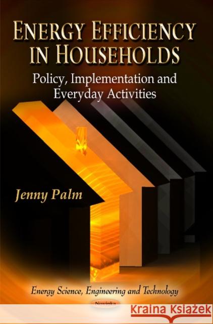 Energy Efficiency in Households: Policy, Implementation & Everyday Activities Jenny Palm 9781613241479 Nova Science Publishers Inc - książka