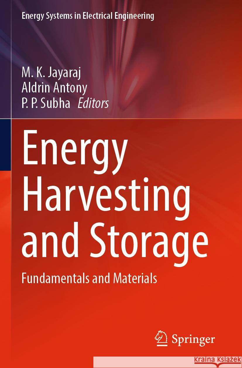 Energy Harvesting and Storage  9789811945281 Springer Nature Singapore - książka