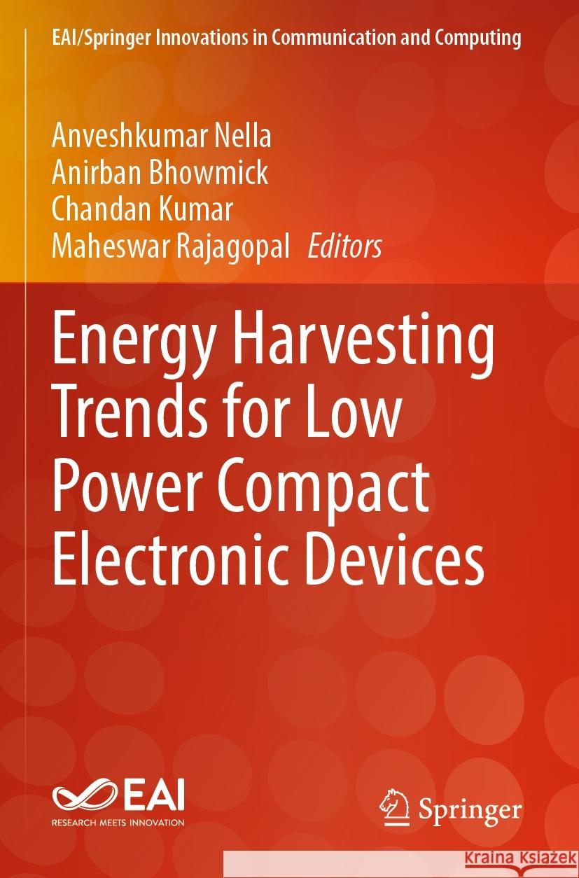 Energy Harvesting Trends for Low Power Compact Electronic Devices  9783031359675 Springer International Publishing - książka