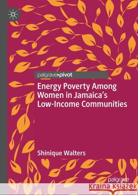 Energy Poverty Among Women in Jamaica's Low-Income Communities Shinique Walters 9783031890789 Palgrave MacMillan - książka