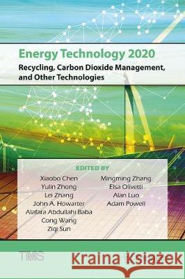 Energy Technology 2020: Recycling, Carbon Dioxide Management, and Other Technologies Xiaobo Chen Johanna Nalau Lei Zhang 9783030368296 Springer - książka