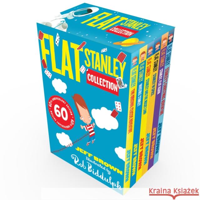 Flat Stanley 60th Anniversary Six-Book Box Set Jeff Brown 9780008687533 HarperCollins Publishers - książka