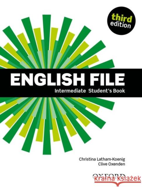 ENG FILE 3E INT SB  9780194519755 Oxford University Press - książka