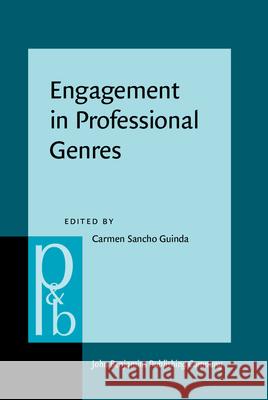 Engagement in Professional Genres  9789027202185 John Benjamins Publishing Co - książka