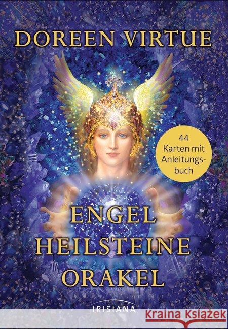 Engel-Heilsteine-Orakel, m. Engelkarten : 44 Karten mit Anleitungsbuch Virtue, Doreen 9783424153415 Irisiana - książka