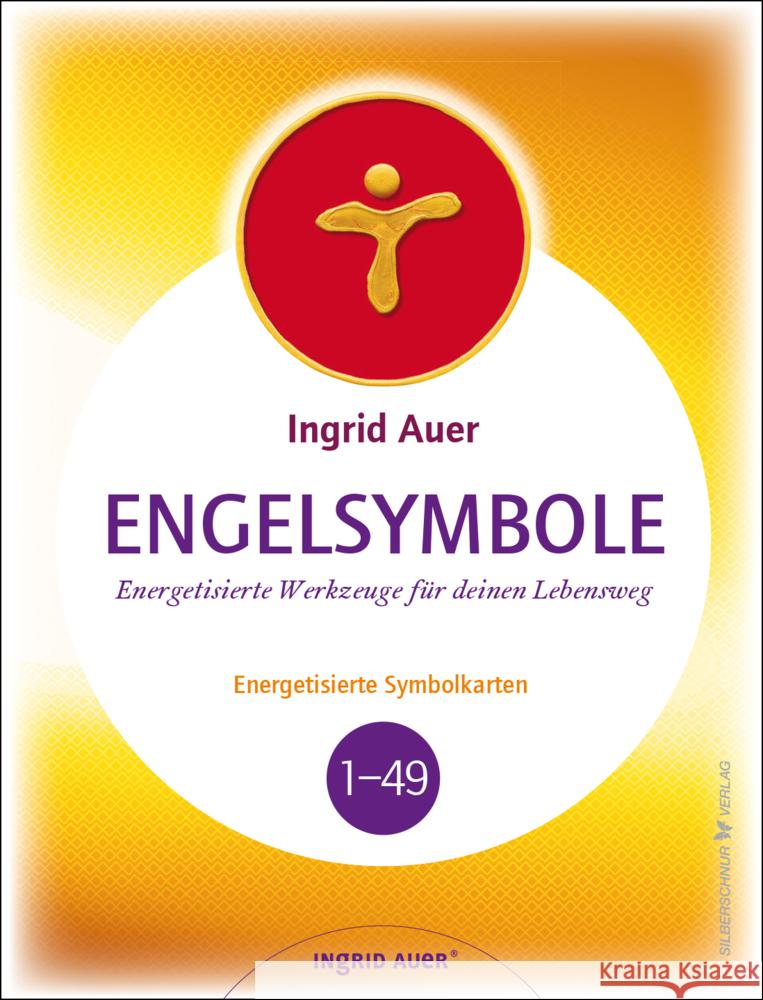 Engelsymbole - Karten Auer, Ingrid 4260075280332 Silberschnur - książka