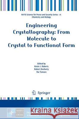 Engineering Crystallography: From Molecule to Crystal to Functional Form Kevin J. Roberts Robert Docherty Rui Tamura 9789402411157 Springer - książka