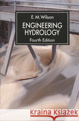 Engineering Hydrology E M Wilson 9780333517178  - książka