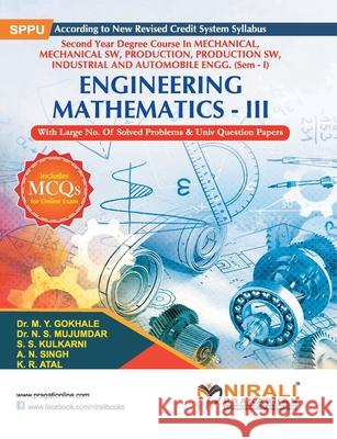 Engineering Mathematics - III M. Y. Gokhale 9789386084057 Nirali Prakashan - książka