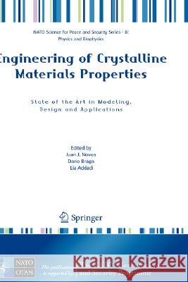 Engineering of Crystalline Materials Properties: State of the Art in Modeling, Design and Applications Novoa, Juan J. 9781402068225 Springer - książka