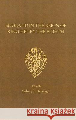 England in the Reign of King Henry the Eighth: Part 1, Starkeys Life and Letters J. M. Cowper 9780859917254 Early English Text Society - książka