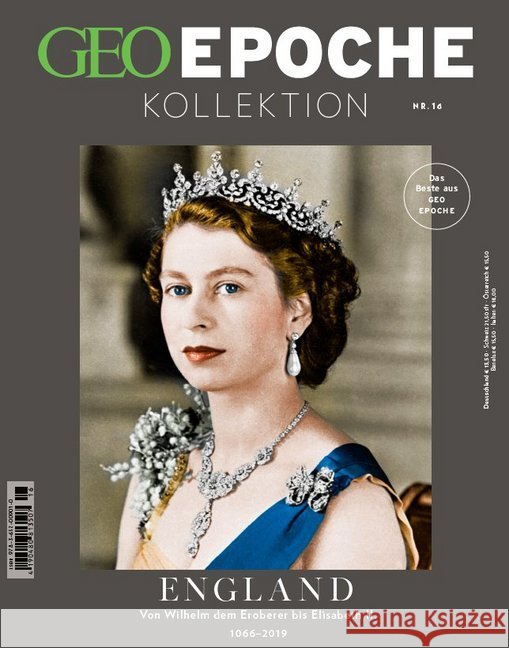 England : Von Wilhelm dem Eroberer bis Elisabeth II.. Das Beste aus Geo Epoche  9783652009010 Gruner & Jahr - książka