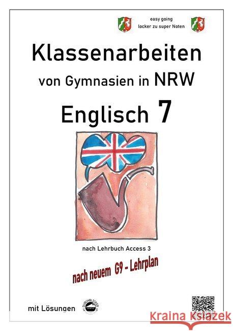 Englisch 7 (English G Access 3), Klassenarbeiten von Gymnasien in NRW mit Lösungen nach G9 Arndt, Monika 9783946141839 Durchblicker Verlag - książka