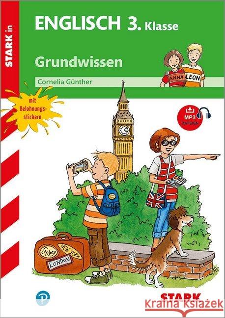 Englisch Grundwissen, 3. Klasse, m. MP3-CD Günther, Cornelia 9783866689602 Stark - książka