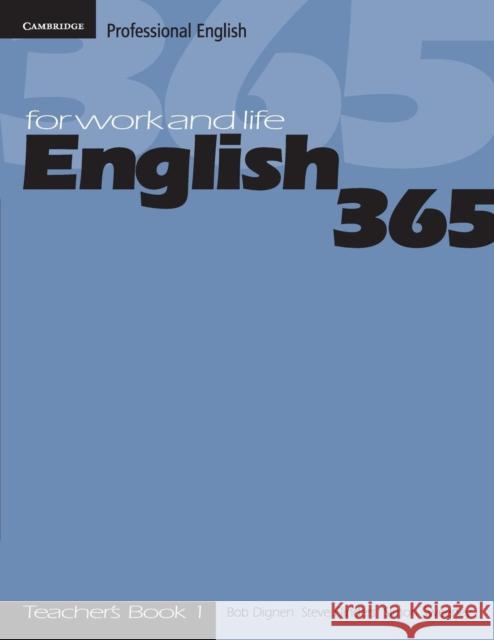 English365 1 Teacher's Guide: For Work and Life Dignen, Bob 9780521753630 Cambridge University Press - książka