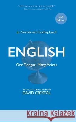 English - One Tongue, Many Voices Jan Svartvik Geoffrey Leech  9781137550217 Palgrave Macmillan - książka