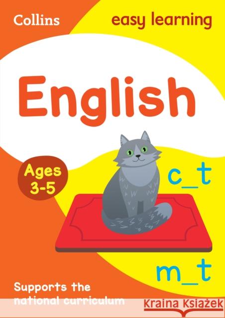 English Ages 3-5: Prepare for School with Easy Home Learning Collins Easy Learning 9780008134204 HarperCollins Publishers - książka