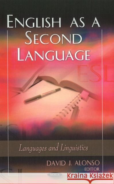 English as a Second Language David J Alonso 9781611220520 Nova Science Publishers Inc - książka