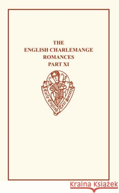 English Charlemagne Romanc XI  9780859917995 Not Avail - książka