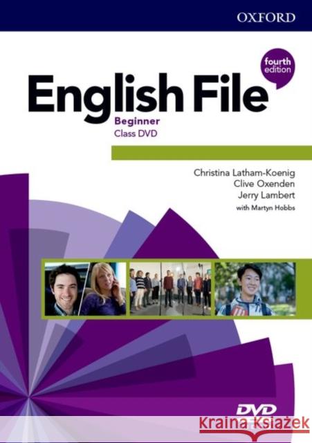 English File: Beginner: Class DVDs, DVD-ROM Christina Latham-Koenig Clive Oxenden Jerry Lambert 9780194029650 Oxford University Press - książka