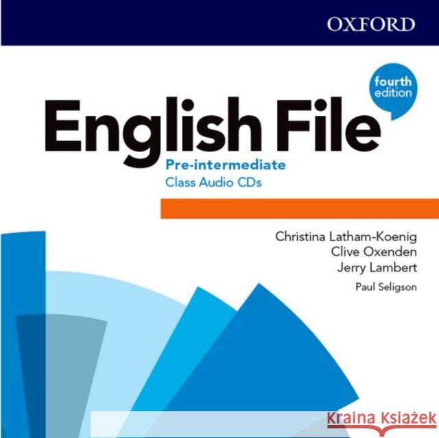 English File Pre-intermediate, Class Audio-CDs Christina Latham-Koenig Clive Oxenden Jerry Lambert 9780194036290 Oxford University Press - książka