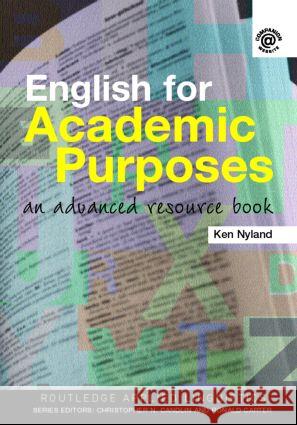 English for Academic Purposes : An Advanced Resource Book  Hyland 9780415358705  - książka