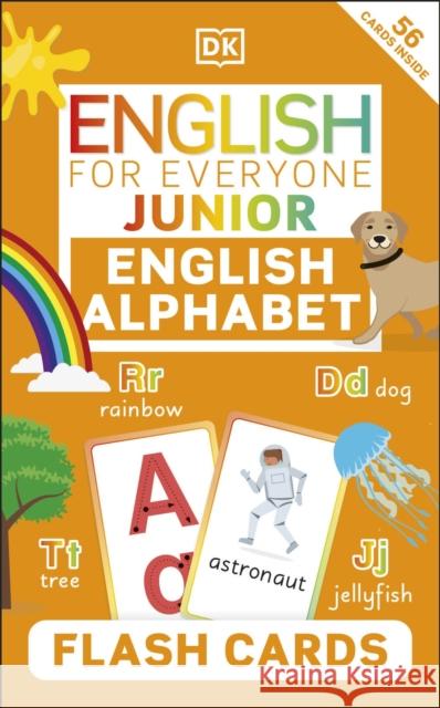 English for Everyone Junior English Alphabet Flash Cards DK 9780241536223 Dorling Kindersley Ltd - książka