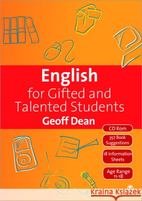 english for gifted and talented students: 11-18 years  Dean, Geoff 9781412936057  - książka