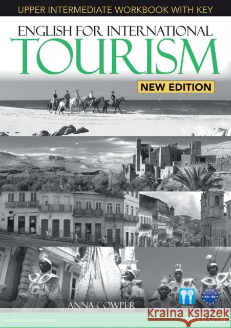 English for International Tourism Upper Intermediate New Edition Workbook with Key and Audio CD Pack Cowper 9781447923930 Longman - książka