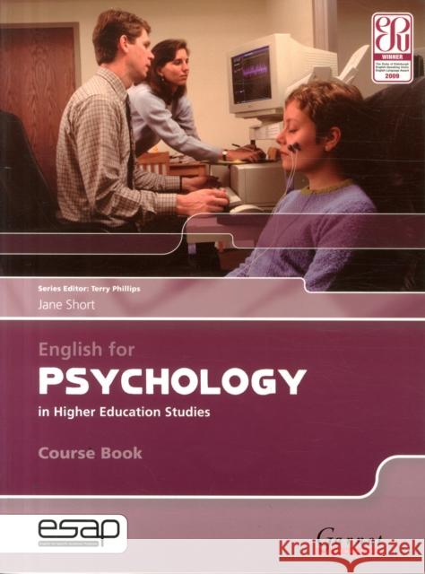 English for Psychology Course Book + CDs Jane Short 9781859644461 Garnet Publishing - książka