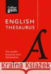 English Gem Thesaurus: The World’s Favourite Mini Thesaurus Collins Dictionaries 9780008141691 HarperCollins Publishers