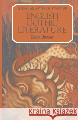 English Gothic Literature  9780333271391 PALGRAVE MACMILLAN - książka