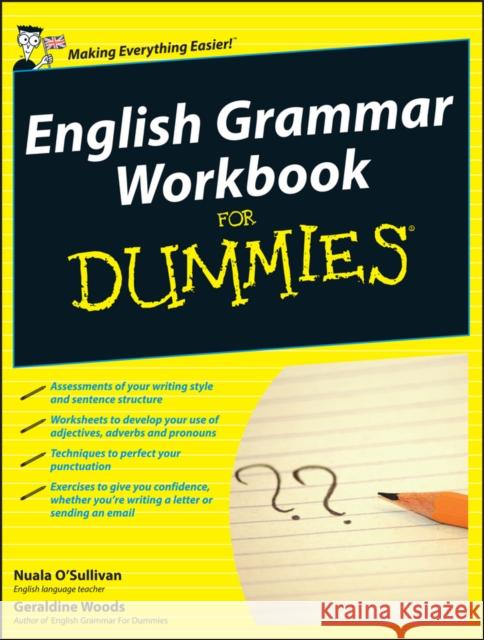 English Grammar Workbook For Dummies Nuala O'sullivan 9780470688304 WILEY(DUMMIES) - książka