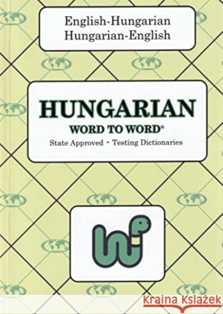 English-Hungarian & Hungarian-English Word-to-Word Dictionary C Sesma 9780933146679 Bilingual Dictionaries, Incorporated - książka