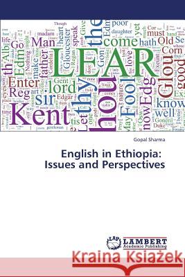 English in Ethiopia: Issues and Perspectives Sharma Gopal 9783659413537 LAP Lambert Academic Publishing - książka