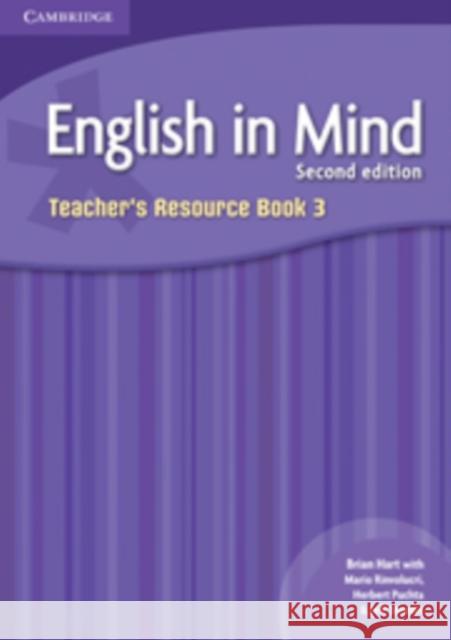 English in Mind Level 3 Teacher's Resource Book Brian Hart With Mario Rinvol 9780521133760 Cambridge University Press - książka