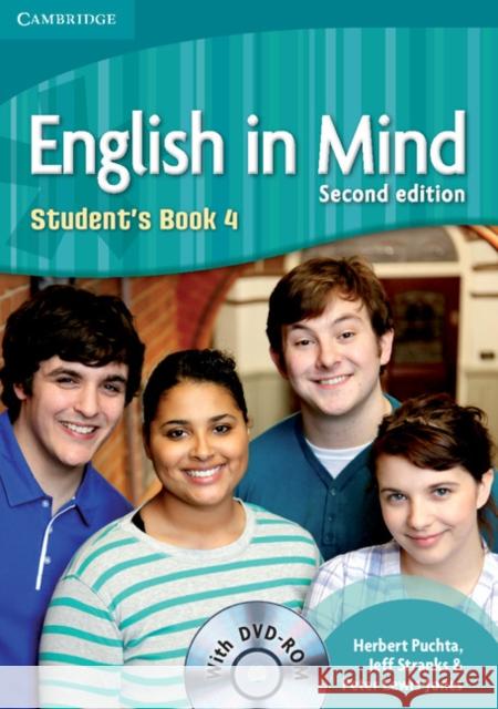 English in Mind Level 4 Student's Book with DVD-ROM Peter Lewis-Jones 9780521184465  - książka