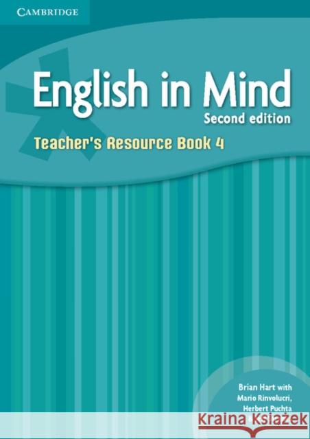 English in Mind Level 4 Teacher's Resource Book Hart Brian Rinvolucri Mario Puchta Herbert 9780521184502 Cambridge University Press - książka