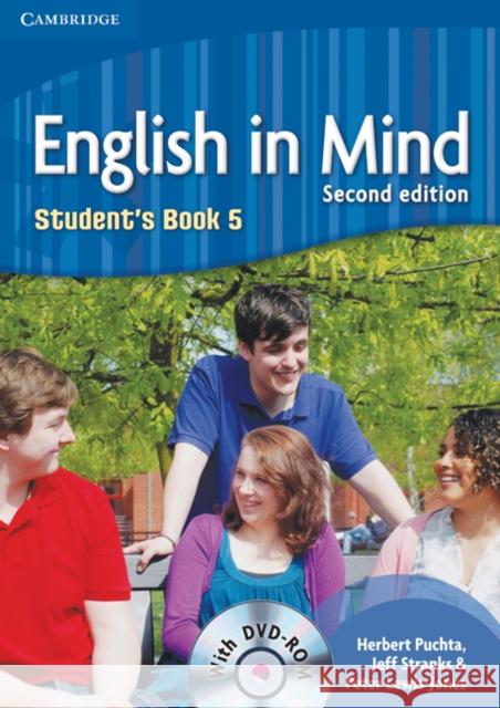 English in Mind Level 5 Student's Book with DVD-ROM Puchta Herbert Stranks Jeff 9780521184564  - książka