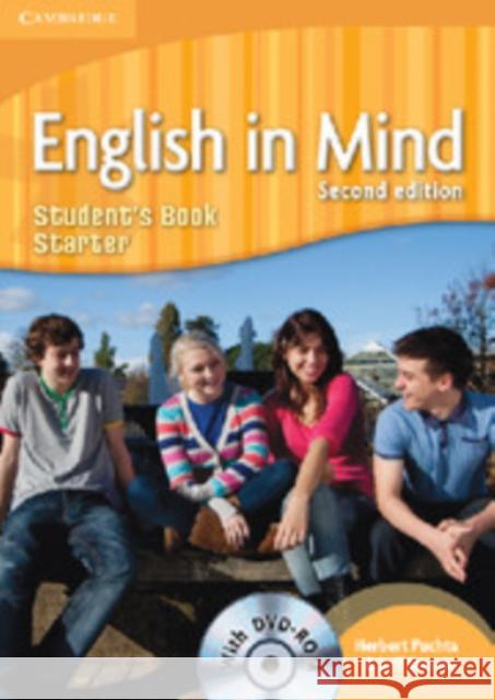 English in Mind Starter Level Student's Book with DVD-ROM [With DVD ROM] Puchta, Herbert 9780521185370  - książka