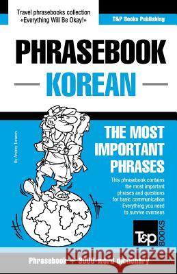 English-Korean phrasebook and 3000-word topical vocabulary Andrey Taranov 9781786167644 T&p Books - książka