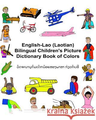 English-Lao (Laotian) Bilingual Children's Picture Dictionary Book of Colors Richard Carlso Kevin Carlson 9781542428255 Createspace Independent Publishing Platform - książka