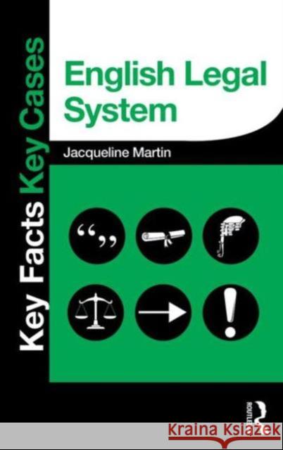 English Legal System Jacqueline Martin 9780415833264 Taylor & Francis Ltd - książka