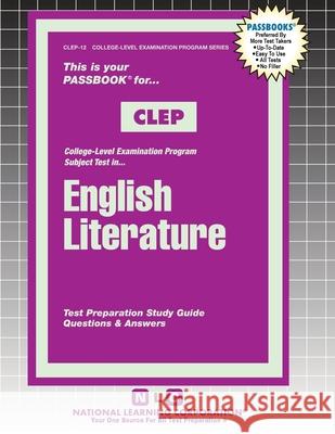 English Literature Passbooks 9781799353126 National Learning Corp - książka
